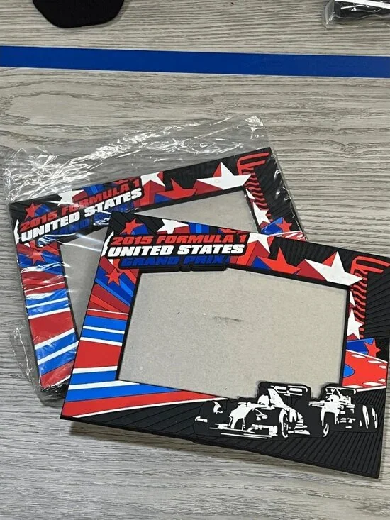 Formula 1 United States Grand Prix 2015 Photo Frame Lot 2 F1 Racing Memorabilia