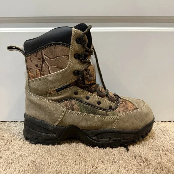 Itasca Boots Mens Size 4‎ Camo Waterproof Insulated Thinsulate Hunting Outdoor