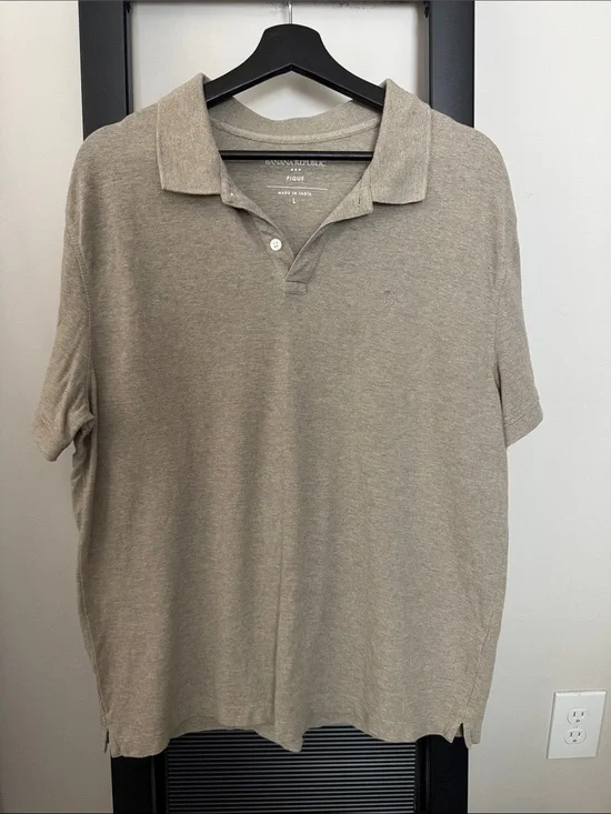Banana Republic Men's Pique Polo Shirt