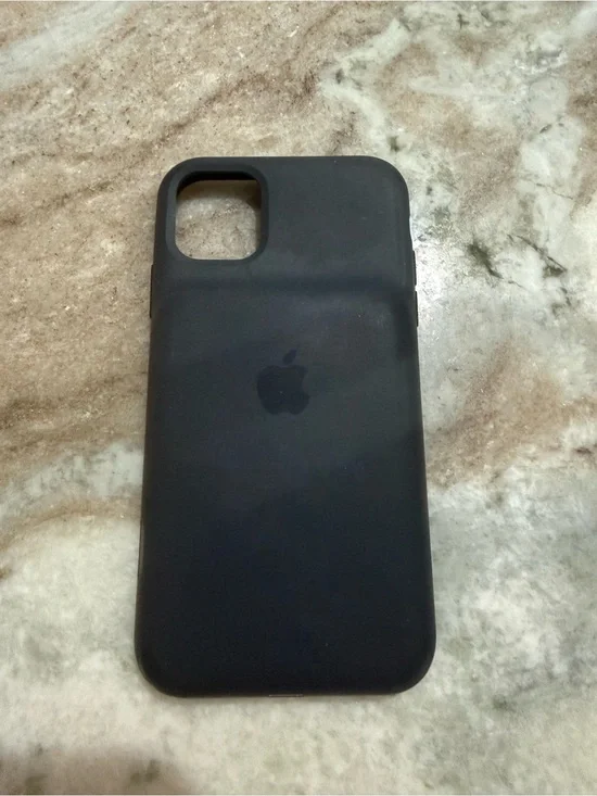 Apple Black Silicone iPhone Case with Apple Logo