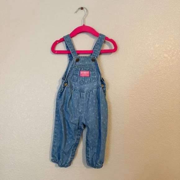 OshKosh B'Gosh‎ Vintage Floral Overalls