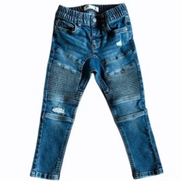 Cotton On‎ Boys Blue Stretch Denim Jeans Size 4 Pants Toddler