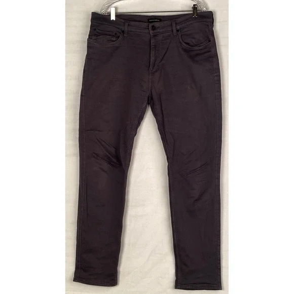 Banana Republic Pants Men's 36x32 Dark Gray Straight Fit Chinos‎ Pants Soft EC