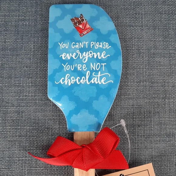 Silicone Spatula Funny Not Chocolate Heat Resistant Dishwasher Safe Gift