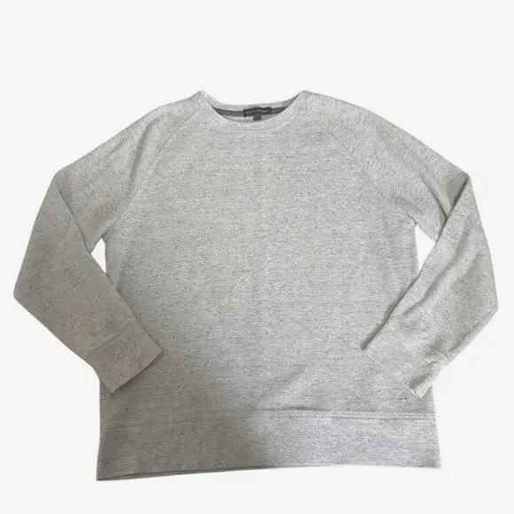 Banana Republic Men's Thermal Gray Shirt Large Basic Neutral Knit