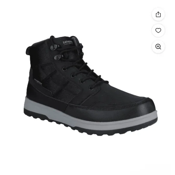 Weatherproof Jenkins Boot Men's Size‎ 8 Black Memory Foam