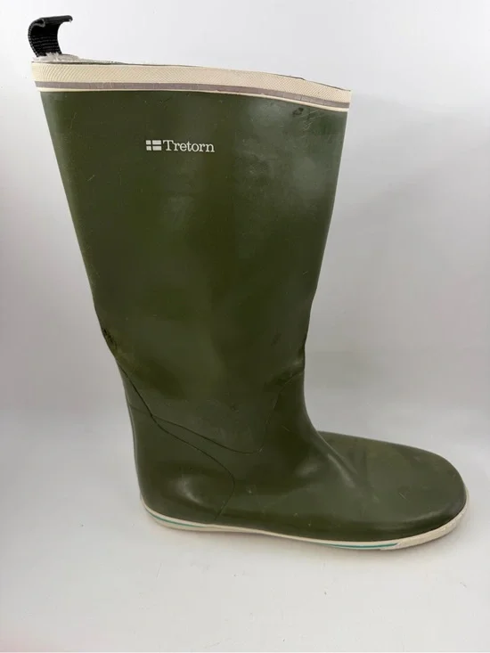 Tretorn Men’s Olive Green -SZ 13- Heisingborg Fleece-Lined Waterproof Rain Boots