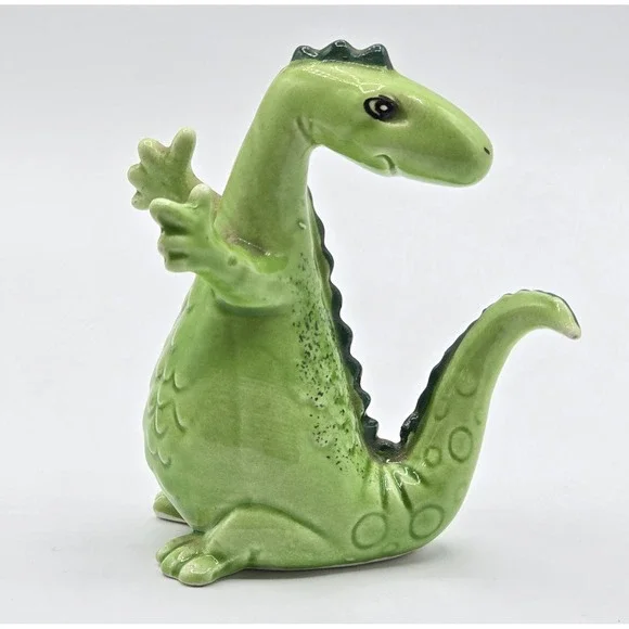 Vtg 1950s Puff & Stuff Dinosaurs Salt‎ and Pepper Shakers Japan Ceramic Single