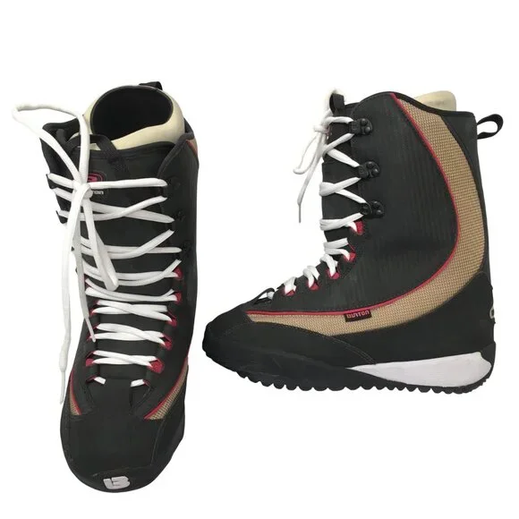 NEW Burton Ruler Snowboard Boots! 6 7 8.5 Black & Tan Traditional Lace