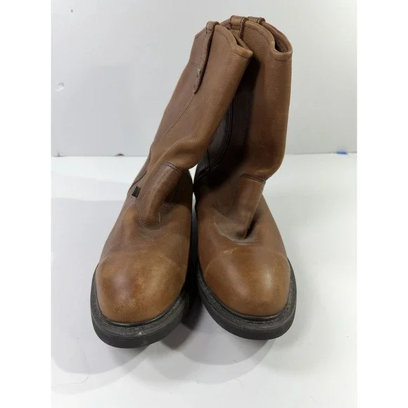 Wolverine Men's 12 EW Steel Toe Pull On Work Boots Brown Gore-Tex Waterproof