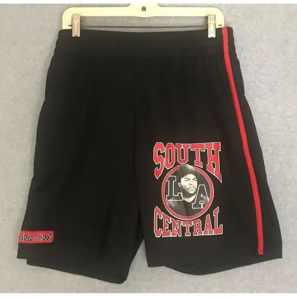 Boyz N the Hood SOUTH CENTRAL LA‎ Ice Cube Board Shorts YOUTH Boys Large Black