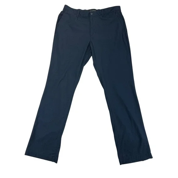 Banana Republic Pants Mens 34x32 Navy Aiden Performance Adjustable Snap Hem