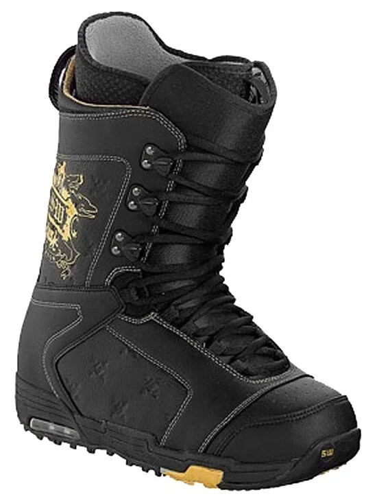 NEW Burton Shaun White Mens Snowboard Boots! 12 Euro 46 Black With Gold Detail