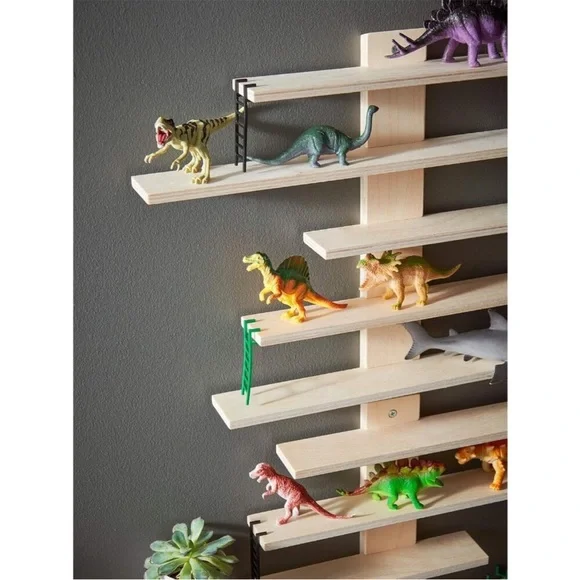 LUSTIGT • IKEA Wall Shelf,Wooden, 37x37 cm (14 5/8x14 5/8