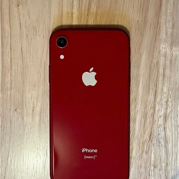 Apple Product Red iPhone XR Vibrant Design