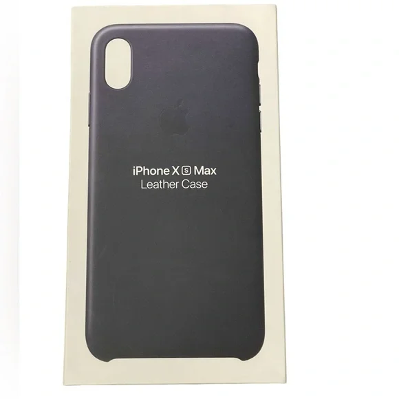 Apple iPhone Xs Max Leather Case Midnight Blue NWT