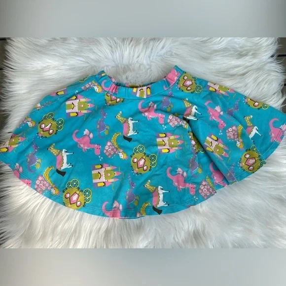 Lemon Loves Lime -Blue Green Skirt Size 5