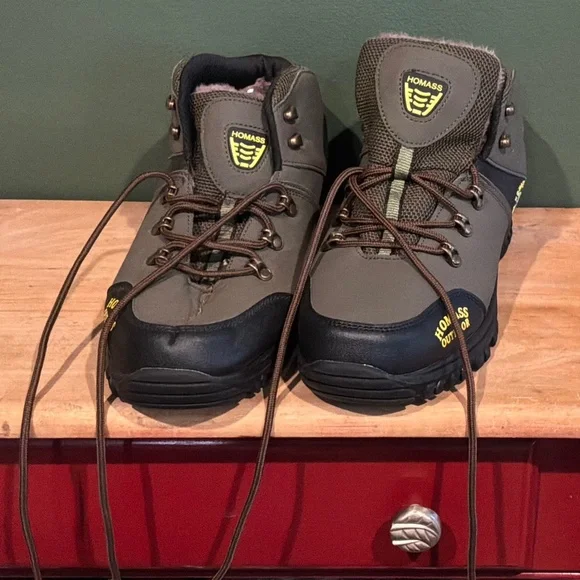 Men’s Boots with Fur Inside Homass Size 46 Work Boots