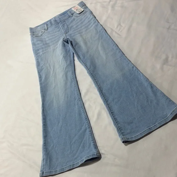 Wonder nations girls flare pull on jeans size 10/12 large