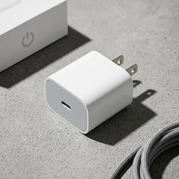 Genuine OEM Apple 20W USB-C Power Adapter Wall Charger Block White Tested