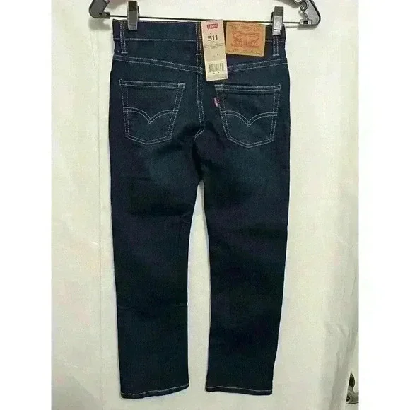 LEVI’S 511 Jeans - Boys Size 8 Slim Jeans Denim NWT (24X22) A0015