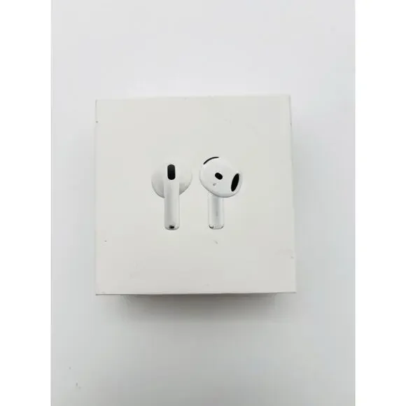 Apple AirPods 4th Generation. BOX ONLY. A3058 A3050 A3053 White