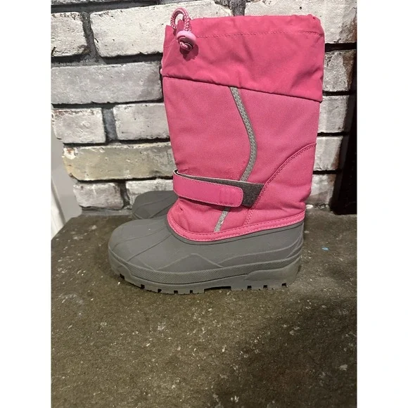 L.L. Bean Northwoods Waterproof Winter Boots Snow Pink Big Kids 4 $80 Retail