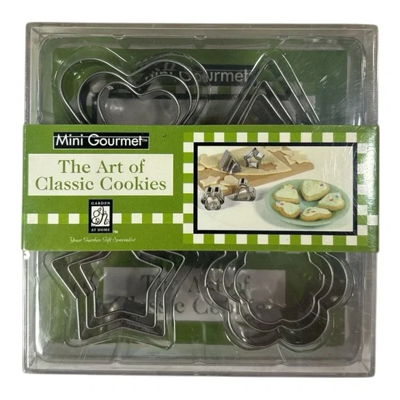 Art of Classic Cookies Cutter Mini Graduating Sizes Flower Heart Star Triangle