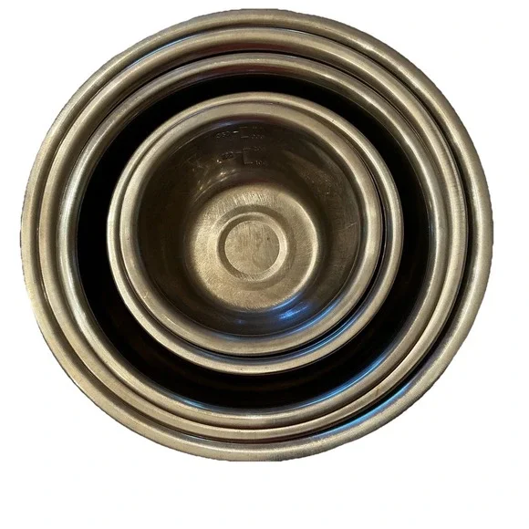 Stainless Steel Nesting Mixing Bowls - Set of 5