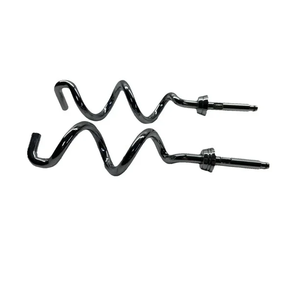KitchenAid Stand Mixer Dough Hook Attachments Pair Replacement Bread Hooks