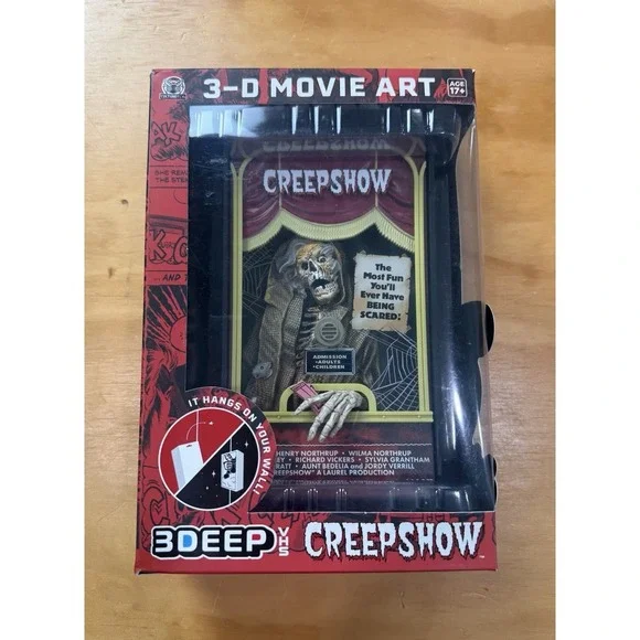 Culturefly Creepshow 3DEEP VHS 3D Movie Art 7.5