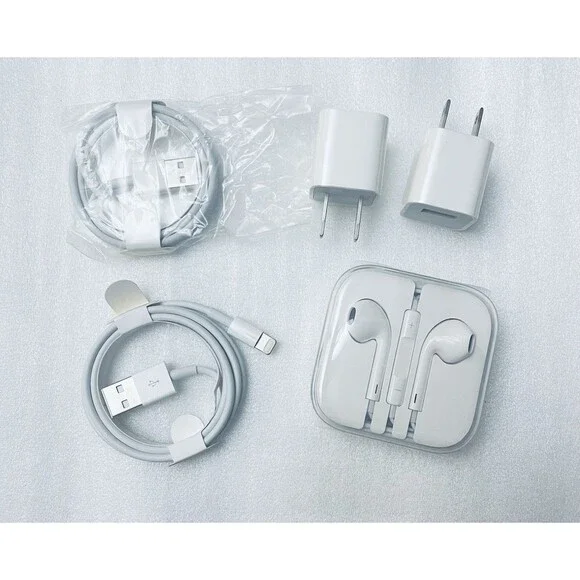 Authentic Apple Accessories Lightning Cables Power Adapters AUX Earbuds NEW
