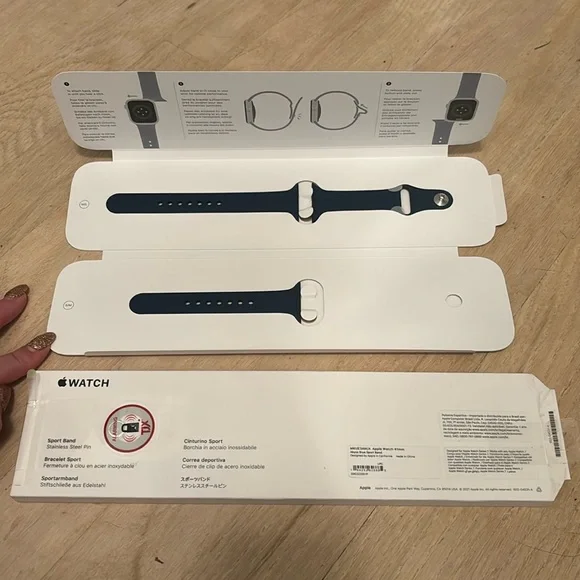 NIB Apple Watch 41mm Abyss Blue Sport Band