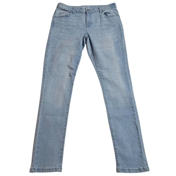Wonder Nation‎ Skinny Jeans Size 18 Adjustable Waist Light Wash Denim