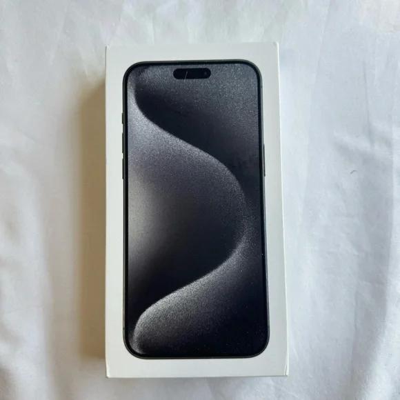 Apple A2849‎ iPhone 15 Pro MAX Black Titanium 256GB, Empty Box ONLY