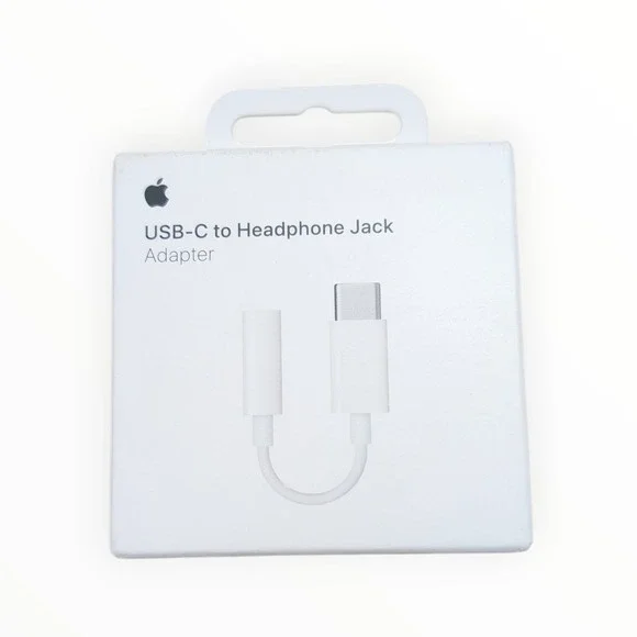 C1-Poly Apple USB-C‎ to Headphone Jack Adapter - White (In Poly Bag)