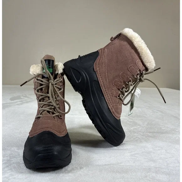 Brand New Itasca Cedar Boots Size 7 Buff Shearling Collar FS Benefits Charity