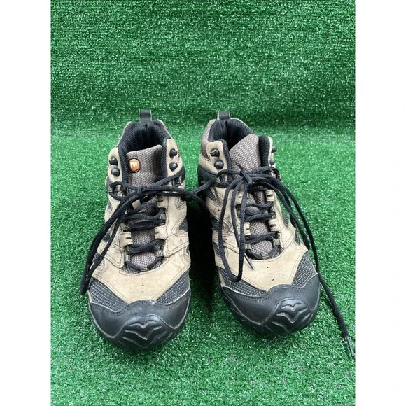 Merrel Continuum Waterproof Hiking Boots Vibram Soles Mens Size‎ 8 No Insoles