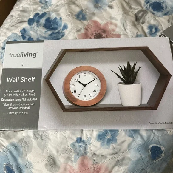 Cute Brown Wall Shelf