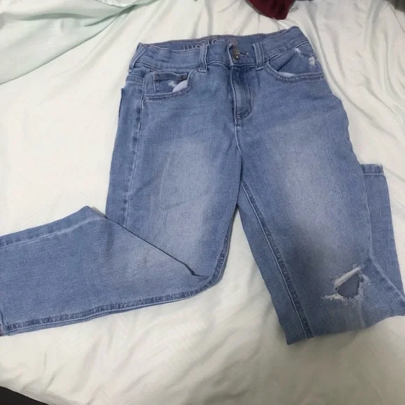 Girls Justice Distressed knee denim