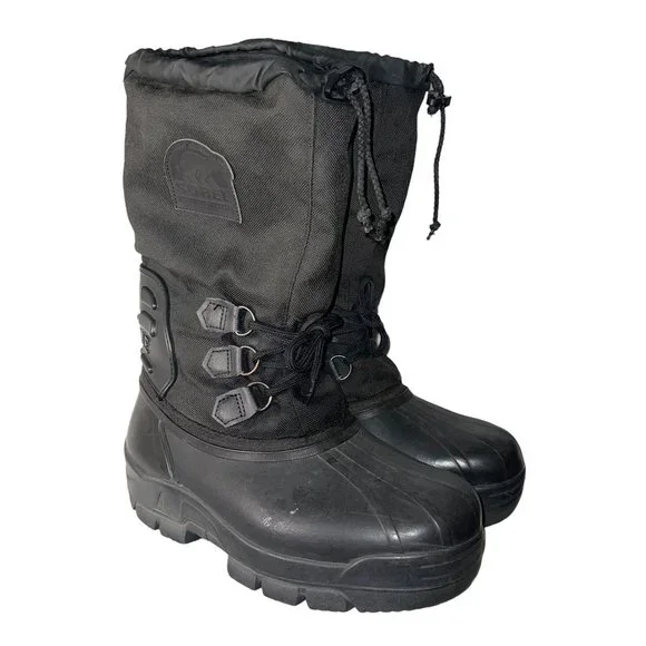 Sorel Kaufman Extreme Heavy Duty Insulated Removable Inserts Snow Boots Men's 9