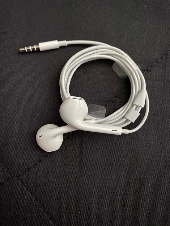 Unused Apple Earbuds plug in - smoke free home