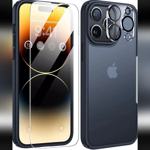 Iphone 14 Pro Max Apple Screen Protector Case Transparent New