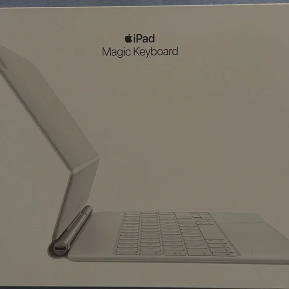 Apple iPad Magic Keyboard NEW - Sleek White Finish