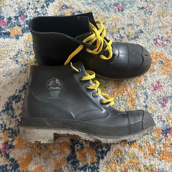 Bata Standard Rubber Steel Shank Rain Work Boots Men’s Size 12 USA Made