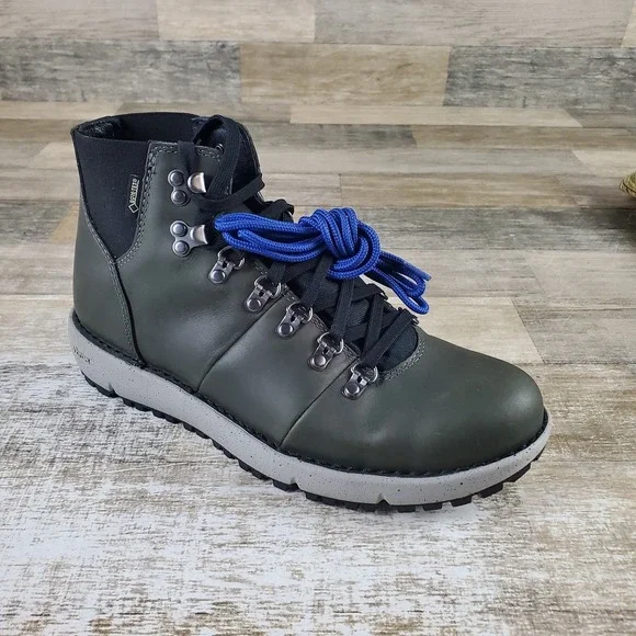 Danner Vertigo 917 Mens Hiking Shoes Sz 8 Dark Gray Lace Up Mid Top Waterproof