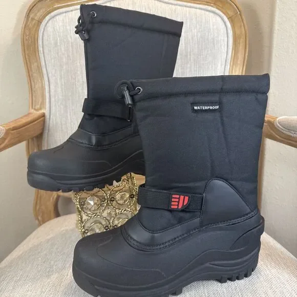 Landmark Snowboots with Thermolite Insoles of Dupont, waterproof 9.5 Unisex