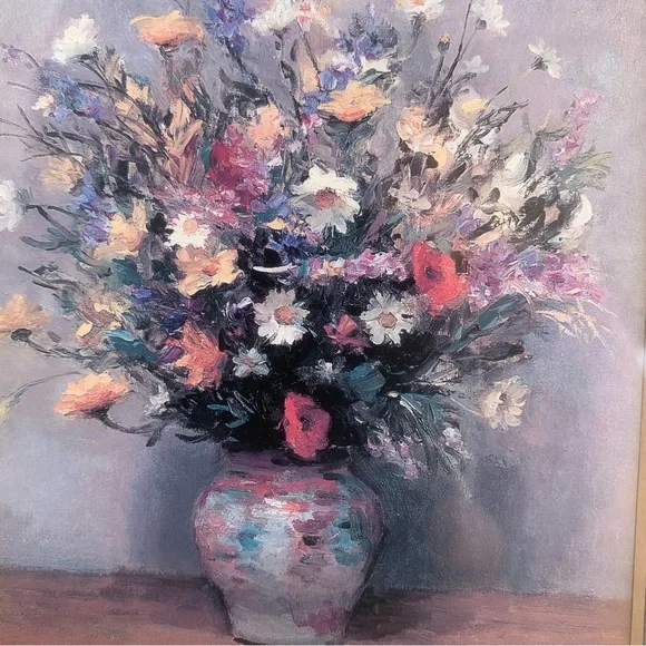 Reprint of “Beautiful Vase of Flowers” France