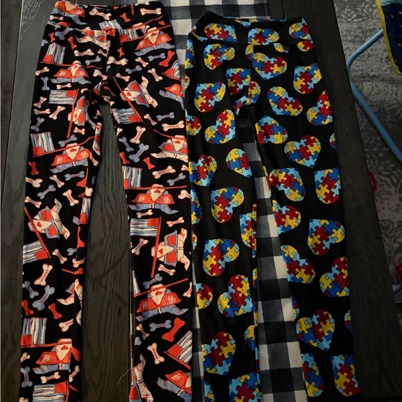 LuLa Roe tween girls 3 piece lot like new