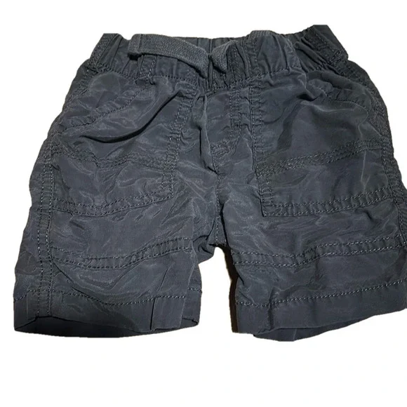 Dark gray 2T cargo kids shorts- comfortable and perfect for the summer play!